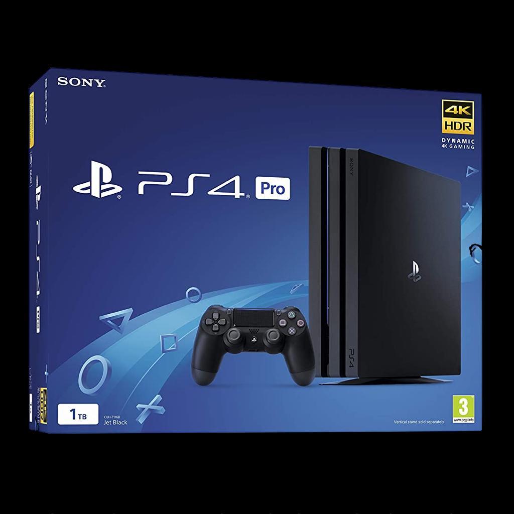 جهاز بلاي ستيشن 4 برو سعة 1 تيرابايت من سوني - أسود (PS4 Pro)